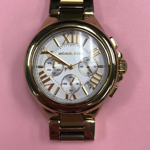 Gold Michael Kors boyfriend watch